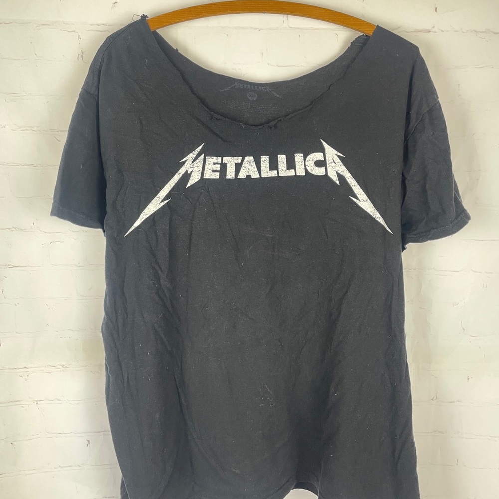 Metallica Women's Black Short Sleeve Tee